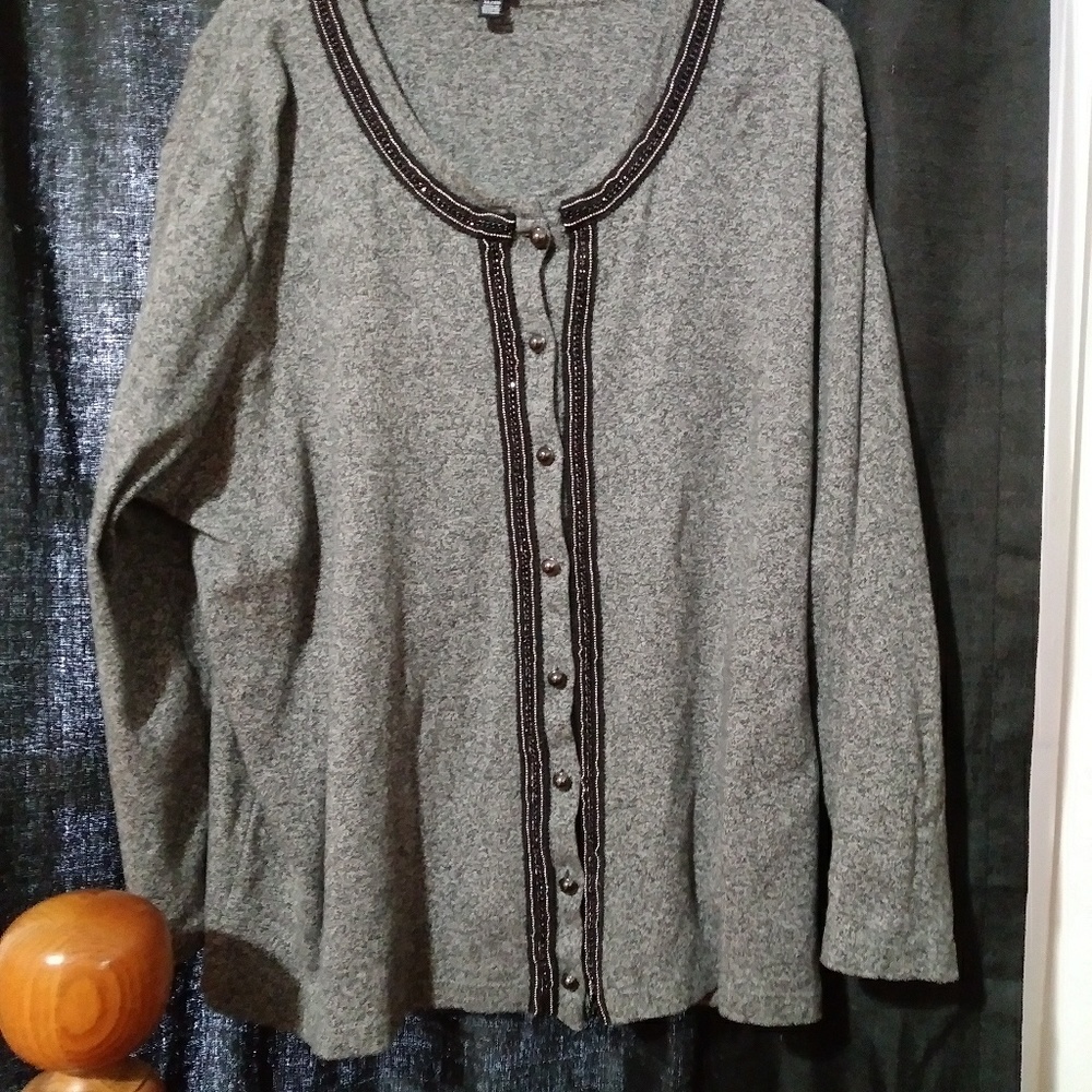 Button sweater